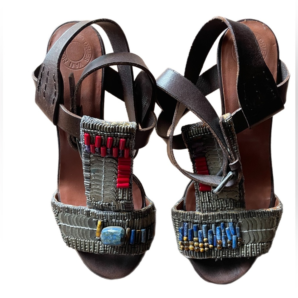 Dries Van Noten S/S 2008 Beaded Sandals